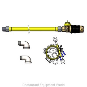 TS Brass HG-4D-36G-K Gas Connector Hose Kit / Assembly