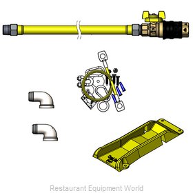TS Brass HG-4D-48G-K-PS Gas Connector Hose Kit / Assembly