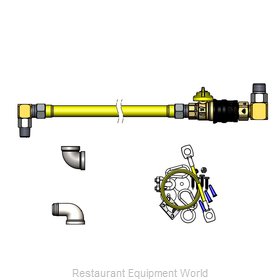 TS Brass HG-4D-48GS-K Gas Connector Hose Kit / Assembly