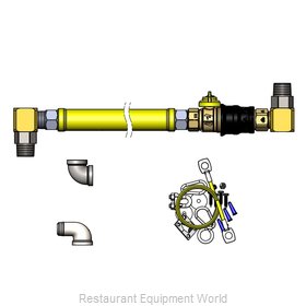 TS Brass HG-4E-48GS-K Gas Connector Hose Kit / Assembly