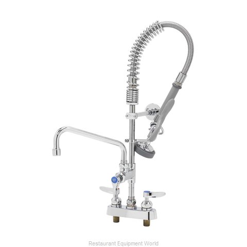 TS Brass MPJ-4CLN-08-CR Pre-Rinse Faucet Assembly, with Add On Faucet