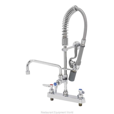 TS Brass MPJ-8CLN-08-CR Pre-Rinse Faucet Assembly, with Add On Faucet