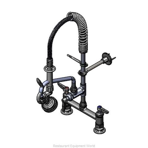 TS Brass MPX-8DLN-08-CR Pre-Rinse Faucet Assembly, Mini (Magnified)