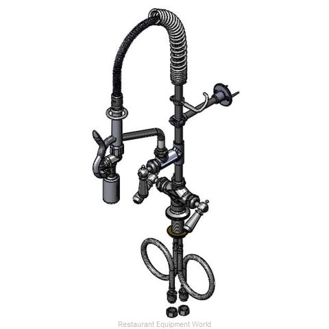 TS Brass MPY-2DCN-08-CR Pre-Rinse Faucet Assembly, with Add On Faucet (Magnified)