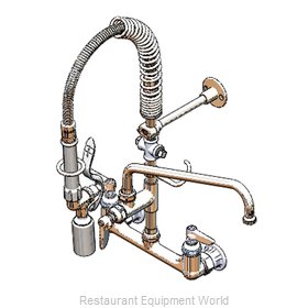 TS Brass MPY-8WLN-12-4C Pre-Rinse Faucet Assembly, Mini