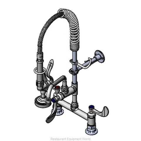 TS Brass MPZ-8DWN-08-CR Pre-Rinse Faucet Assembly, Mini