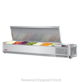 Turbo Air CTST-1500-N Refrigerated Countertop Pan Rail