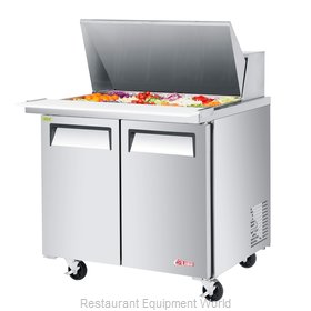 Turbo Air EST-36-15-N6-V Refrigerated Counter, Mega Top Sandwich / Salad Unit