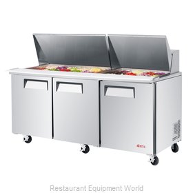 Turbo Air EST-72-30-N-V Refrigerated Counter, Mega Top Sandwich / Salad Unit