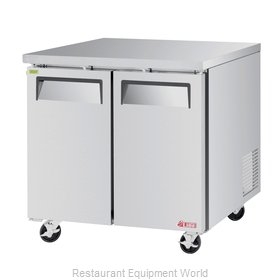 Turbo Air EUR-36-N6-V Refrigerator, Undercounter, Reach-In