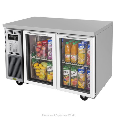 Turbo Air JUR-48-G-N Refrigerator, Undercounter, Reach-In