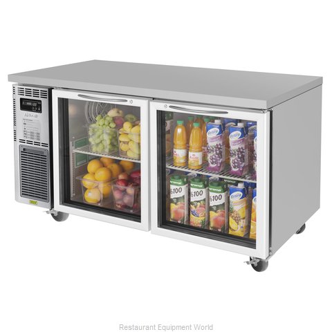 Turbo Air JUR-60-G-N Refrigerator, Undercounter, Reach-In