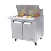 Encimera Refrigerada, Superficie Unidad para Emparedados <br><span class=fgrey12>(Turbo Air MST-36-15-N6 Refrigerated Counter, Mega Top Sandwich / Salad Unit)</span>