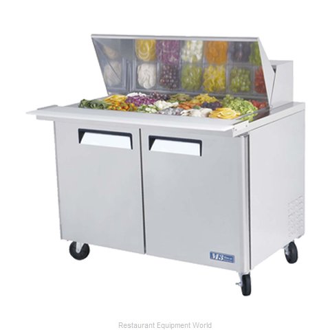Turbo Air MST-48-18 Refrigerated Counter, Mega Top Sandwich / Salad Unit