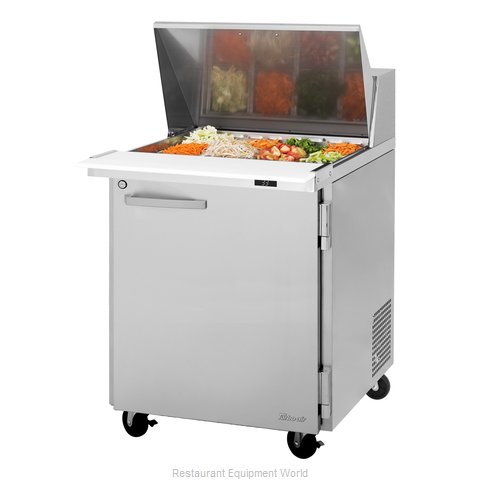 Turbo Air PST-28-12-N(-L) Refrigerated Counter, Mega Top Sandwich / Salad Unit