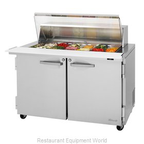 Turbo Air PST-48-18-N-CL Refrigerated Counter, Mega Top Sandwich / Salad Unit