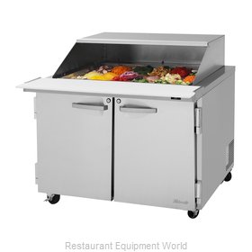 Turbo Air PST-48-18-N-SL Refrigerated Counter, Mega Top Sandwich / Salad Unit