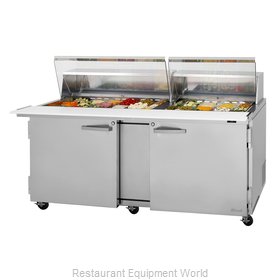 Turbo Air PST-72-30-N-CL Refrigerated Counter, Mega Top Sandwich / Salad Unit