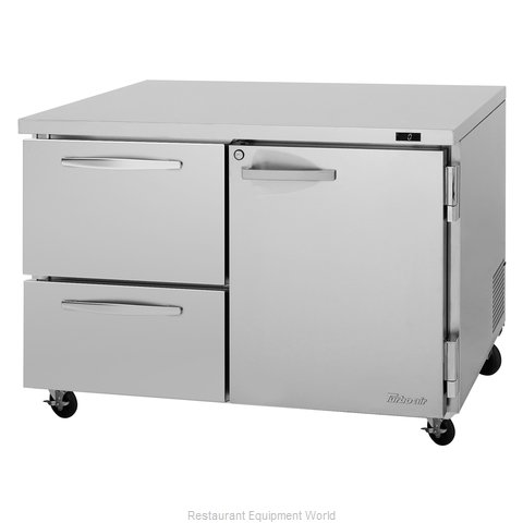 Turbo Air PUF-48-D2R(L)-N Freezer, Undercounter, Reach-In