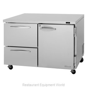 Turbo Air PUF-48-D2R(L)-N Freezer, Undercounter, Reach-In