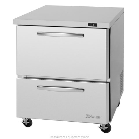 Turbo Air PUR-28-D2-N Refrigerator, Undercounter, Reach-In