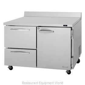 Turbo Air PWR-48-D2R(L)-N Refrigerated Counter, Work Top