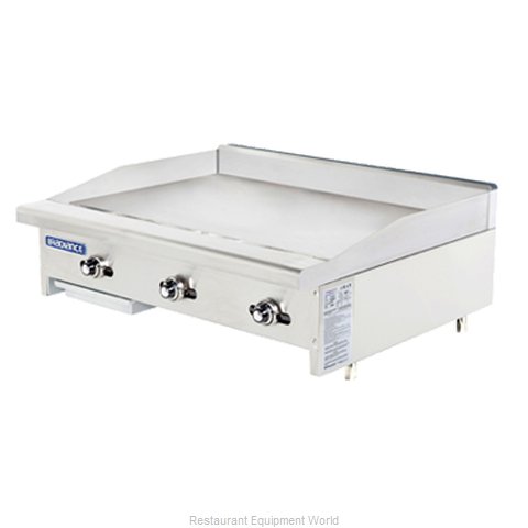 Turbo Air TATG-36 Griddle, Gas, Countertop