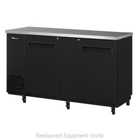 Turbo Air TBB-24-60SB-N6 Back Bar Cabinet, Refrigerated