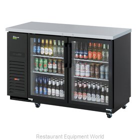 Turbo Air TBB-2SGD-N Back Bar Cabinet, Refrigerated