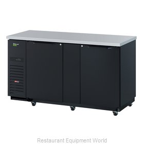 Turbo Air TBB-3SBD-N6 Back Bar Cabinet, Refrigerated