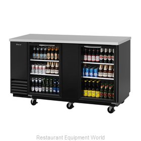 Turbo Air TBB-3SG-N Back Bar Cabinet, Refrigerated