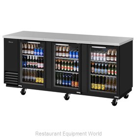 Turbo Air TBB-4SG-N Back Bar Cabinet, Refrigerated