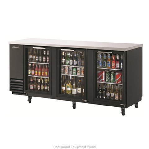 Turbo Air TBB-4SG Back Bar Cabinet, Refrigerated