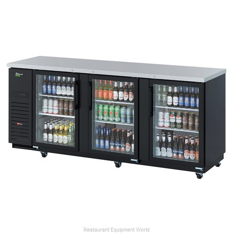 Turbo Air TBB-4SGD-N Back Bar Cabinet, Refrigerated