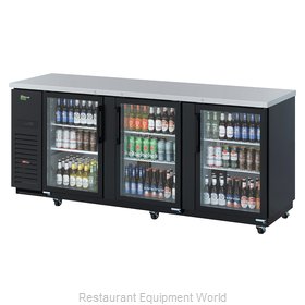 Turbo Air TBB-4SGD-N Back Bar Cabinet, Refrigerated