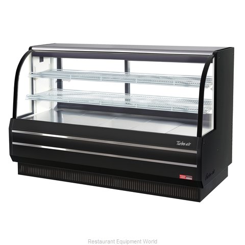 Turbo Air TCGB-72DR-W(B) Display Case, Non-Refrigerated Bakery (Magnified)