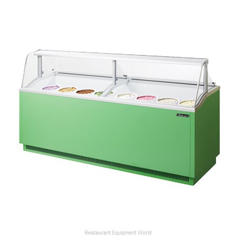 Turbo Air TIDC-91G Display Case, Dipping Ice Cream