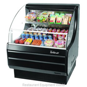 Turbo Air TOM-30LW(B)-N Merchandiser, Open Refrigerated Display