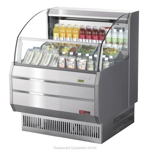 Turbo Air TOM-30SS-N Merchandiser, Open Refrigerated Display