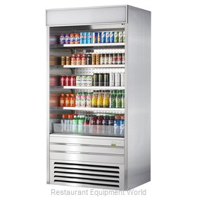 Turbo Air TOM-36ES-N Merchandiser, Open Refrigerated Display