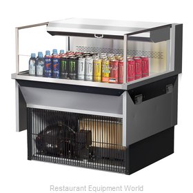 Turbo Air TOM-36L-UF-S-1SI-N Display Case, Refrigerated, Drop In