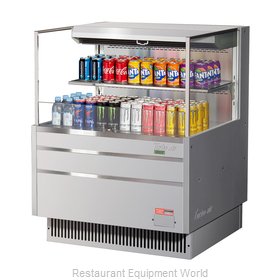 Turbo Air TOM-36L-UF-S-2S-N Merchandiser, Open Refrigerated Display