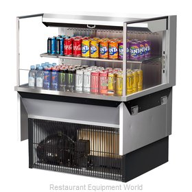 Turbo Air TOM-36L-UF-S-2SI-N Display Case, Refrigerated, Drop In