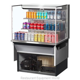 Turbo Air TOM-36L-UF-S-3SI-N Display Case, Refrigerated, Drop In