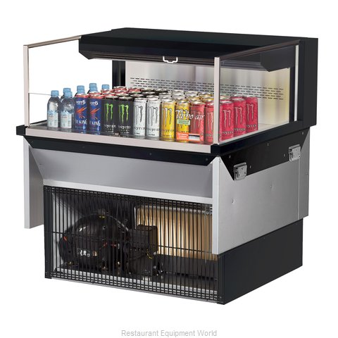 Turbo Air TOM-36L-UF-W(B)-1SI-N Display Case, Refrigerated, Drop In