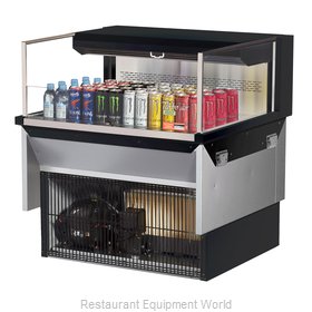 Turbo Air TOM-36L-UF-W(B)-1SI-N Display Case, Refrigerated, Drop In