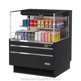 Turbo Air TOM-36L-UF-W(B)-2S-N Merchandiser, Open Refrigerated Display