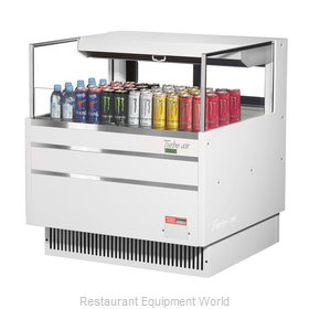 Turbo Air TOM-36L-UFD-W(B)-1S-N Merchandiser, Open Refrigerated Display