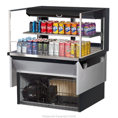 Turbo Air TOM-36L-UFD-W(B)-2SI-N Display Case, Refrigerated, Drop In (Magnified)