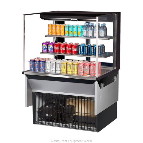 Turbo Air TOM-36L-UFD-W(B)-3SI-N Display Case, Refrigerated, Drop In (Magnified)